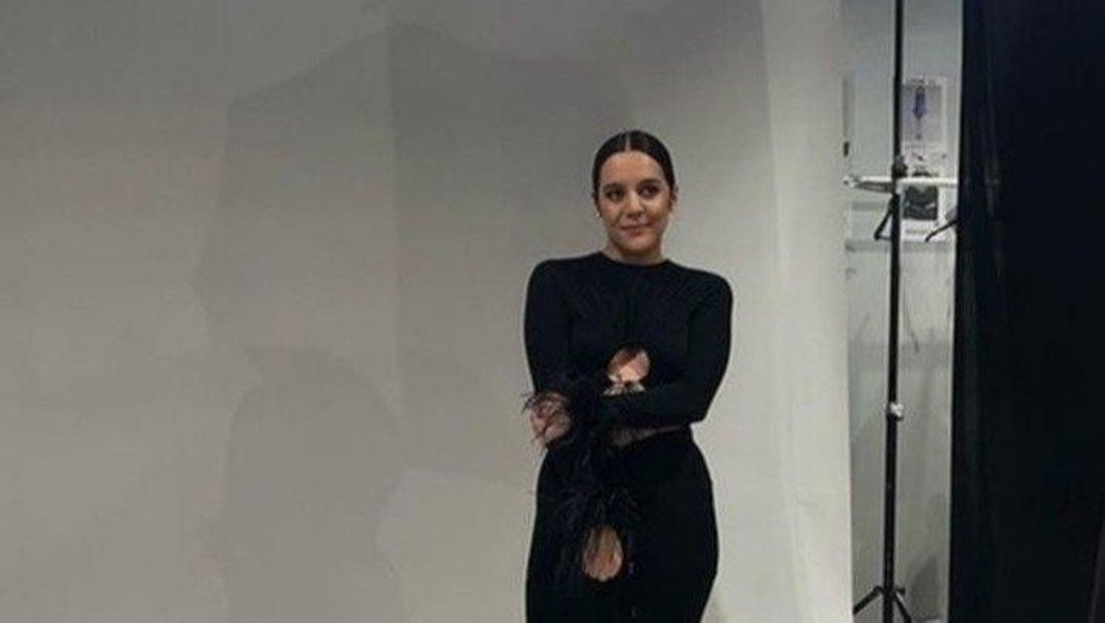 Valeria Castro, durante una sesión de fotos.