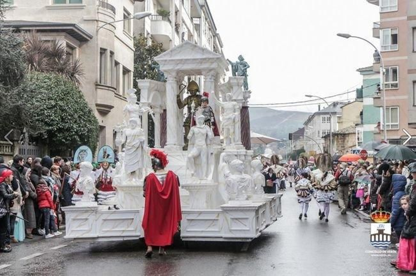 Imagen de archivo de un desfile en Verín.