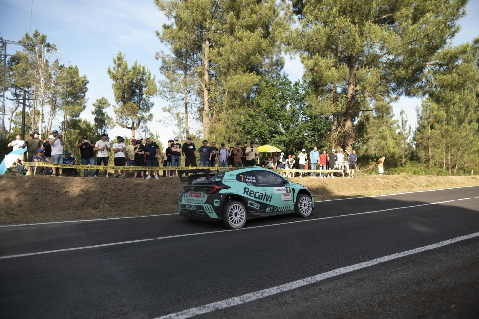 Galería | El tramo San Amaro-Cenlle estuvo lleno de velocidad en el Rally de Ourense, en fotos