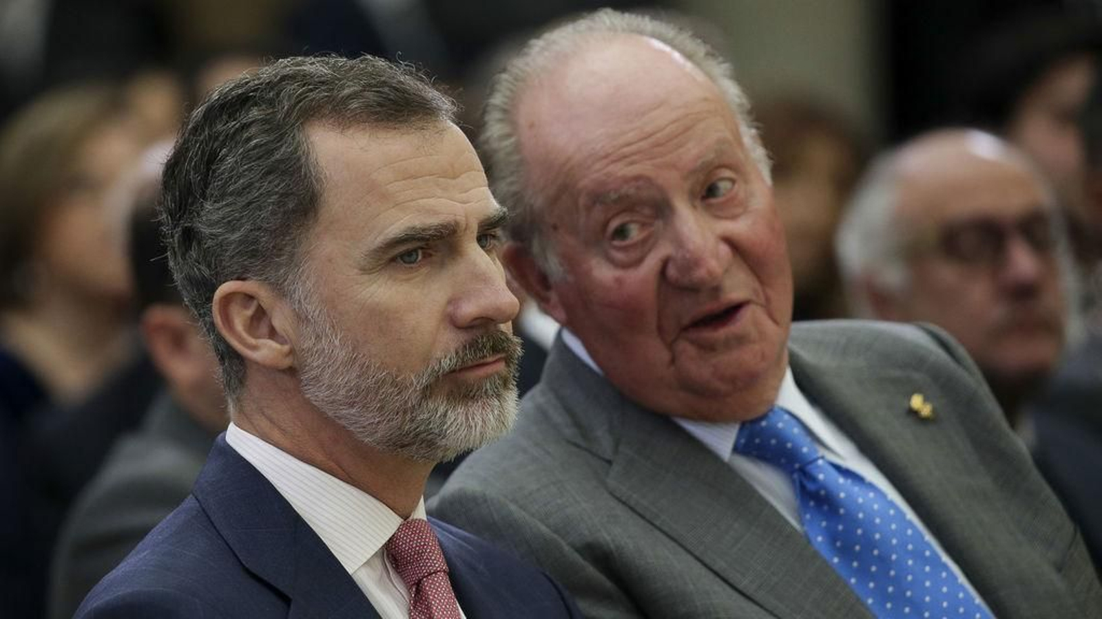 Felipe VI y su padre el rey emérito Juan Carlos I.