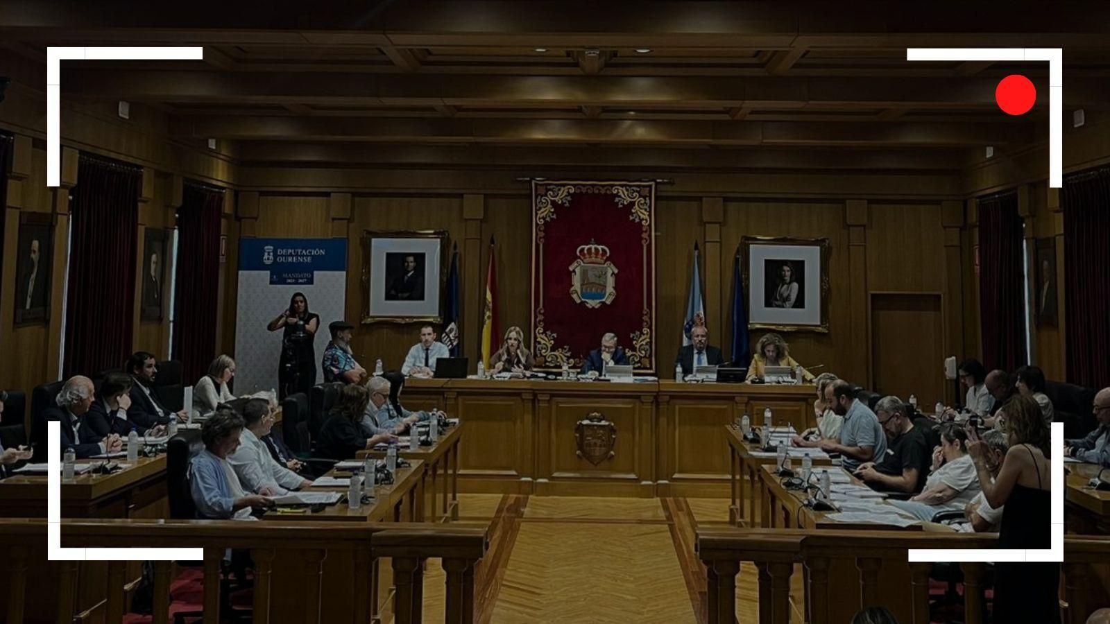 Directo | Pleno ordinario de mayo de la Diputación de Ourense