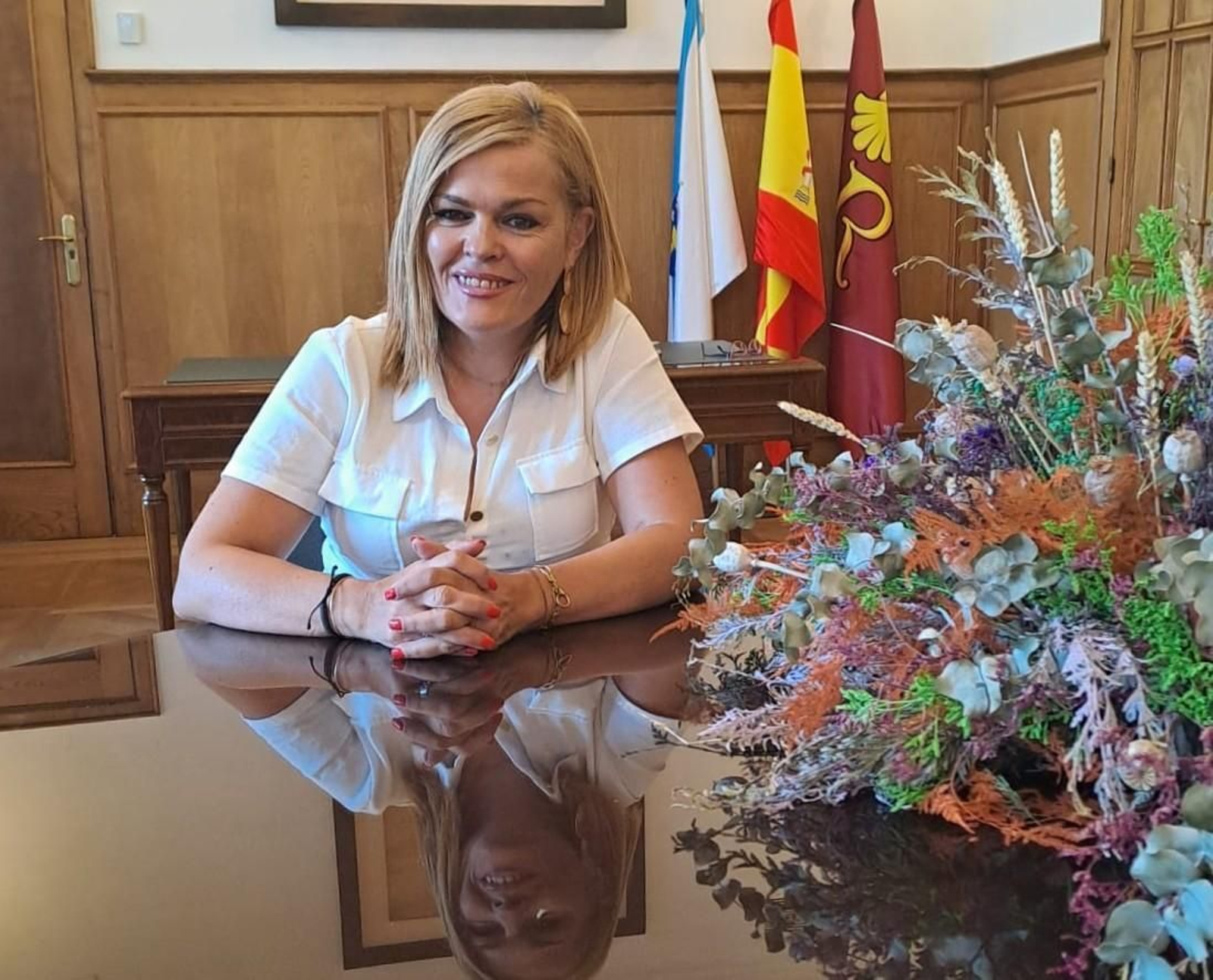 Imagen de la alcaldesa de Redondela, Digna Rivas.