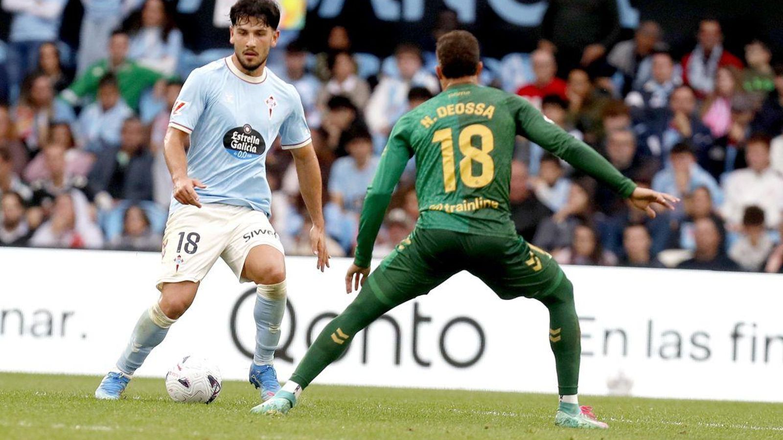 Yoel Lago, ante el Betis.