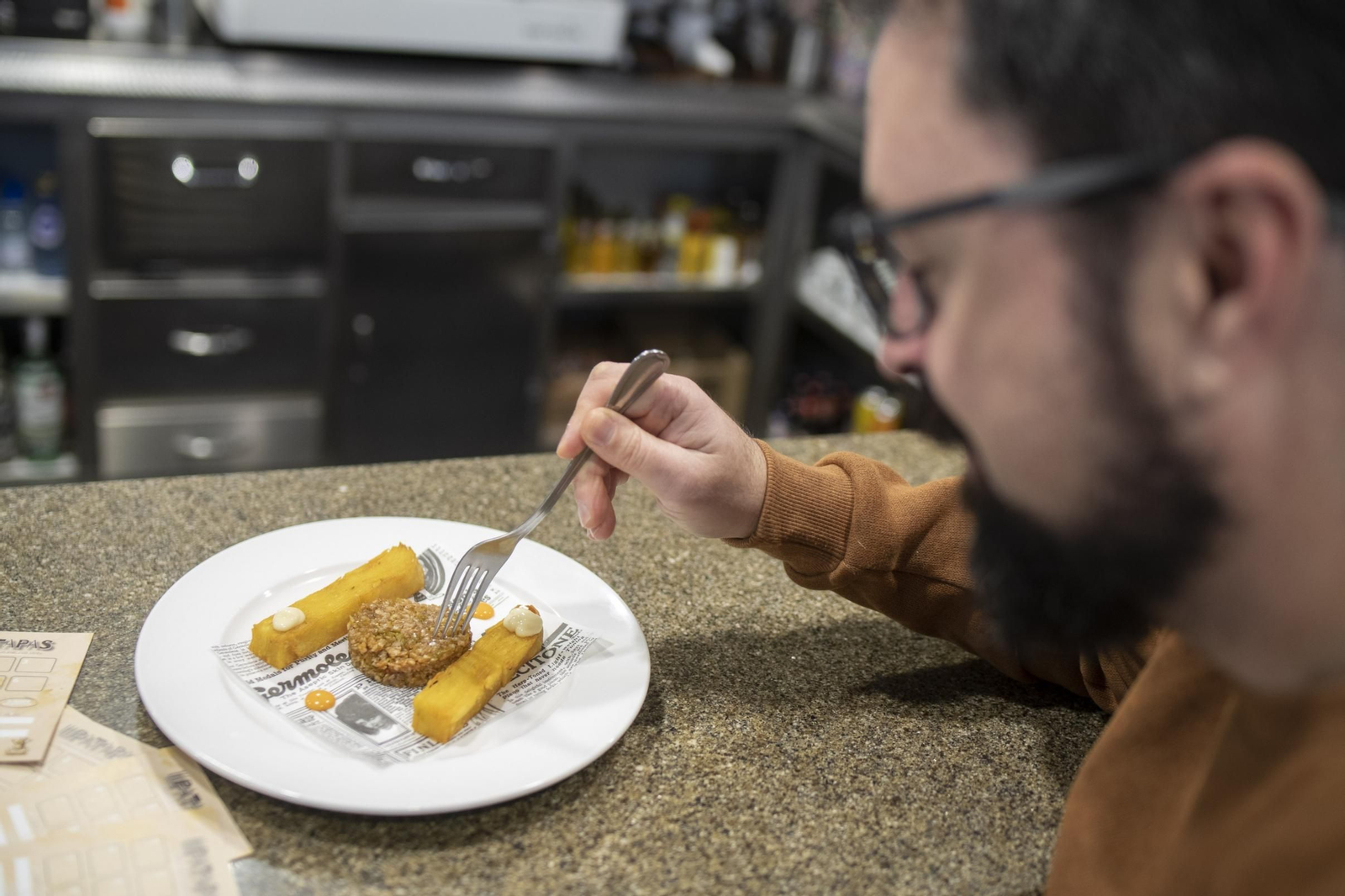 Uno de los pinchos del concurso.