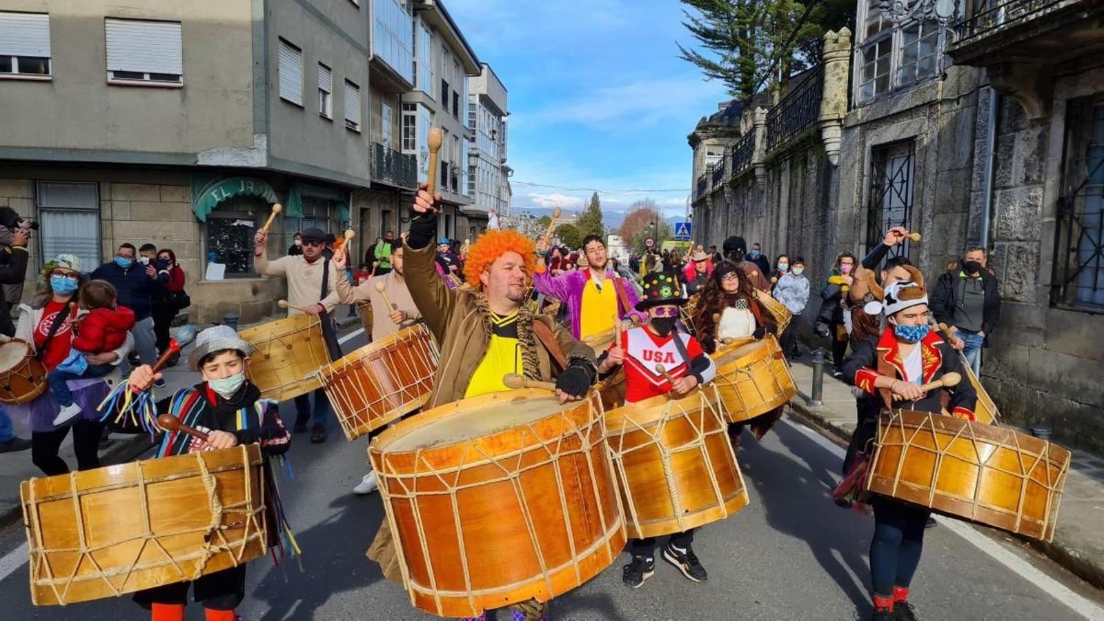Folión A Caniceira en el desfile del pasado año.