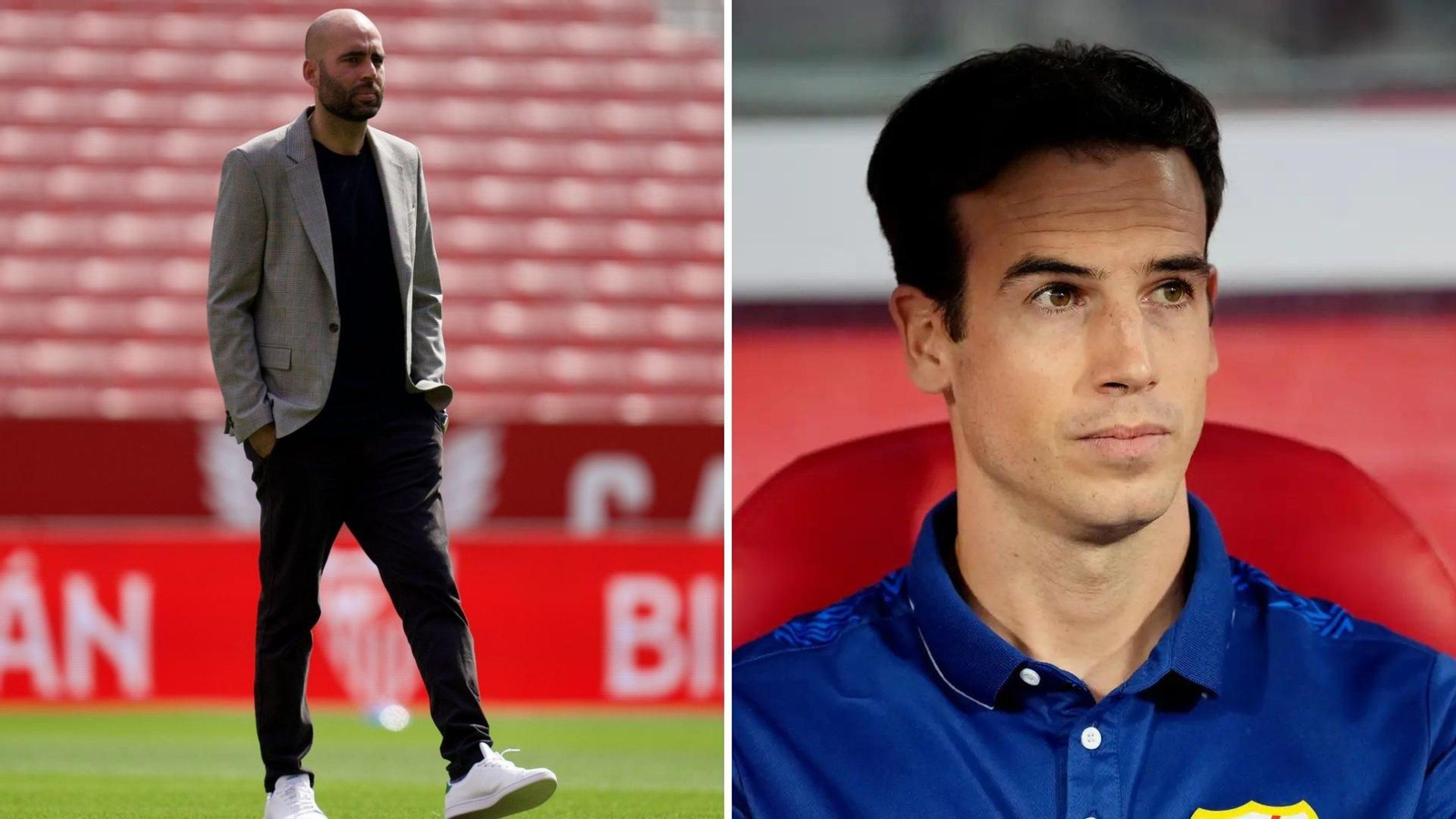 Claudio Giráldez e Íñigo Pérez.