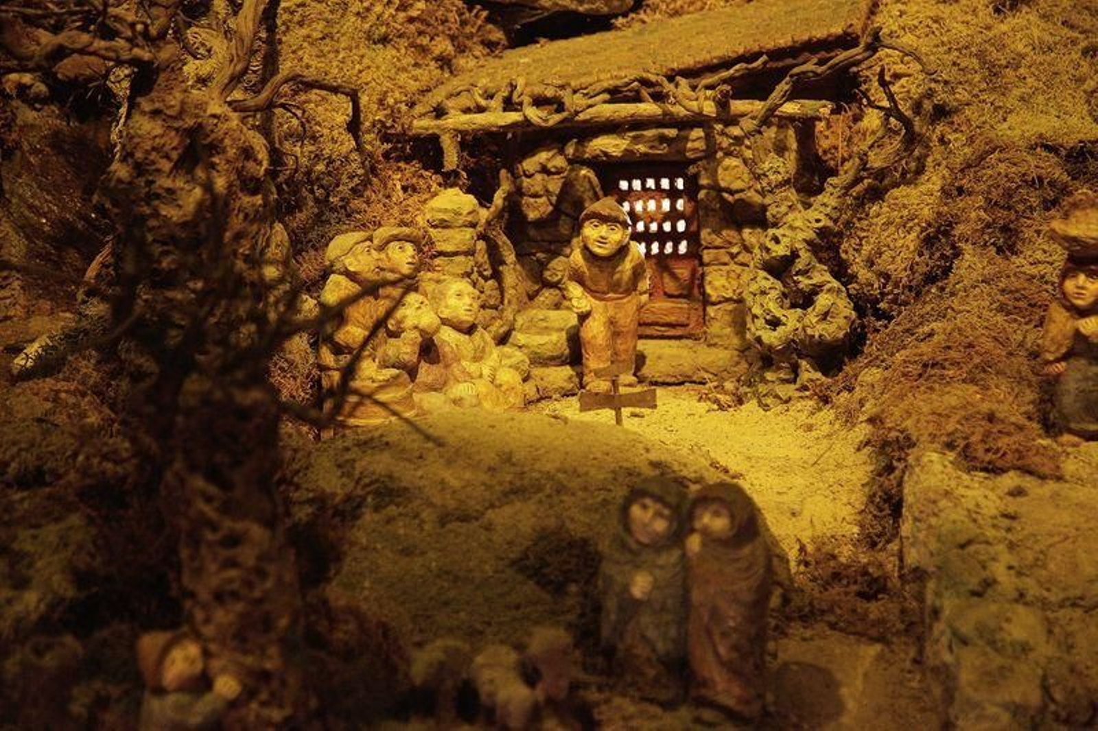 El belén de Baltar, un clásico en Ourense (MIGUEL ÁNGEL)