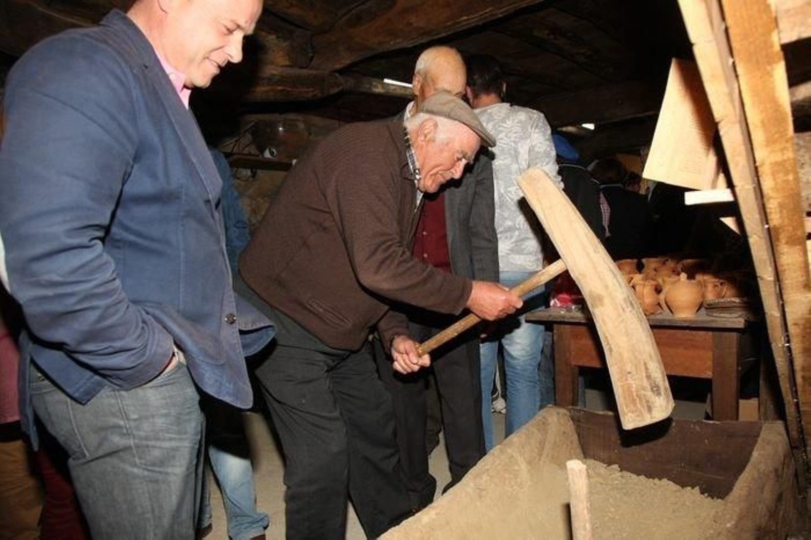 Batán, Tioira (Maceda). 15-04-2017. Apertura de la casa museo de Manuel Carrera, oleiro de Batán. Paz