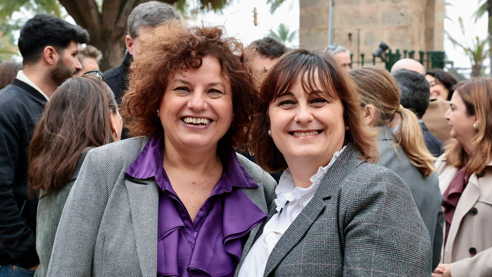 En la imagen, Antònia Maria Estarellas y Xesca Ramis