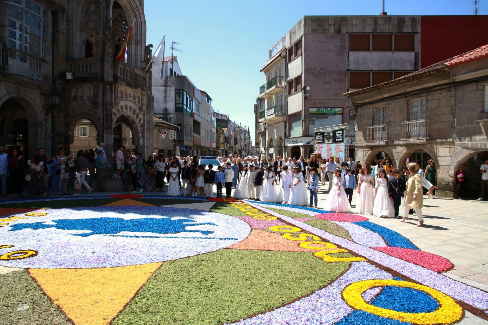Procesión del Corpus en Porriño.