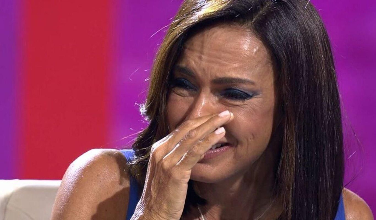 Olga Moreno, durante su intervención. (Telecinco).