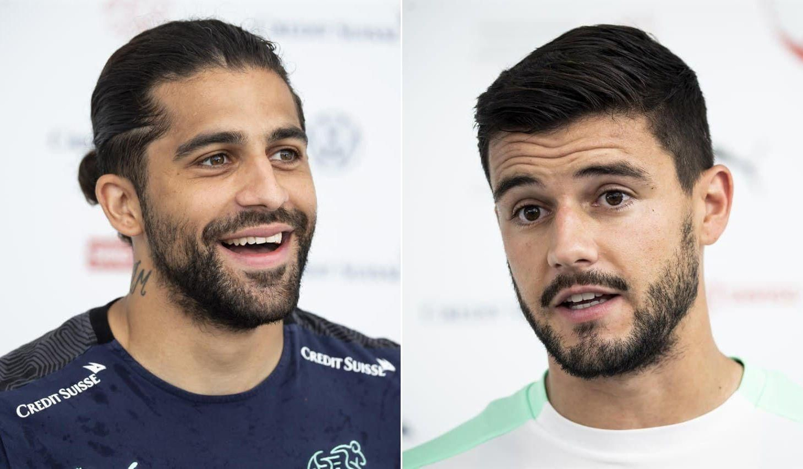 Ricardo Rodríguez y Loris Benito, futbolistas suizos de origen gallego. // Elaboración propia/EFE