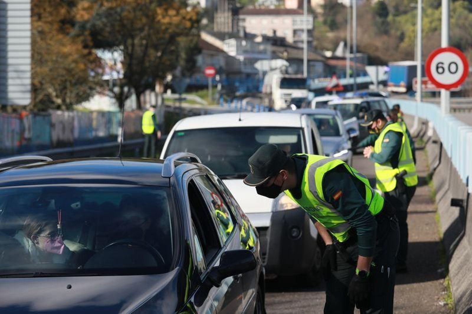 Controles de movilidad en Ourense (JOSÉ PAZ).