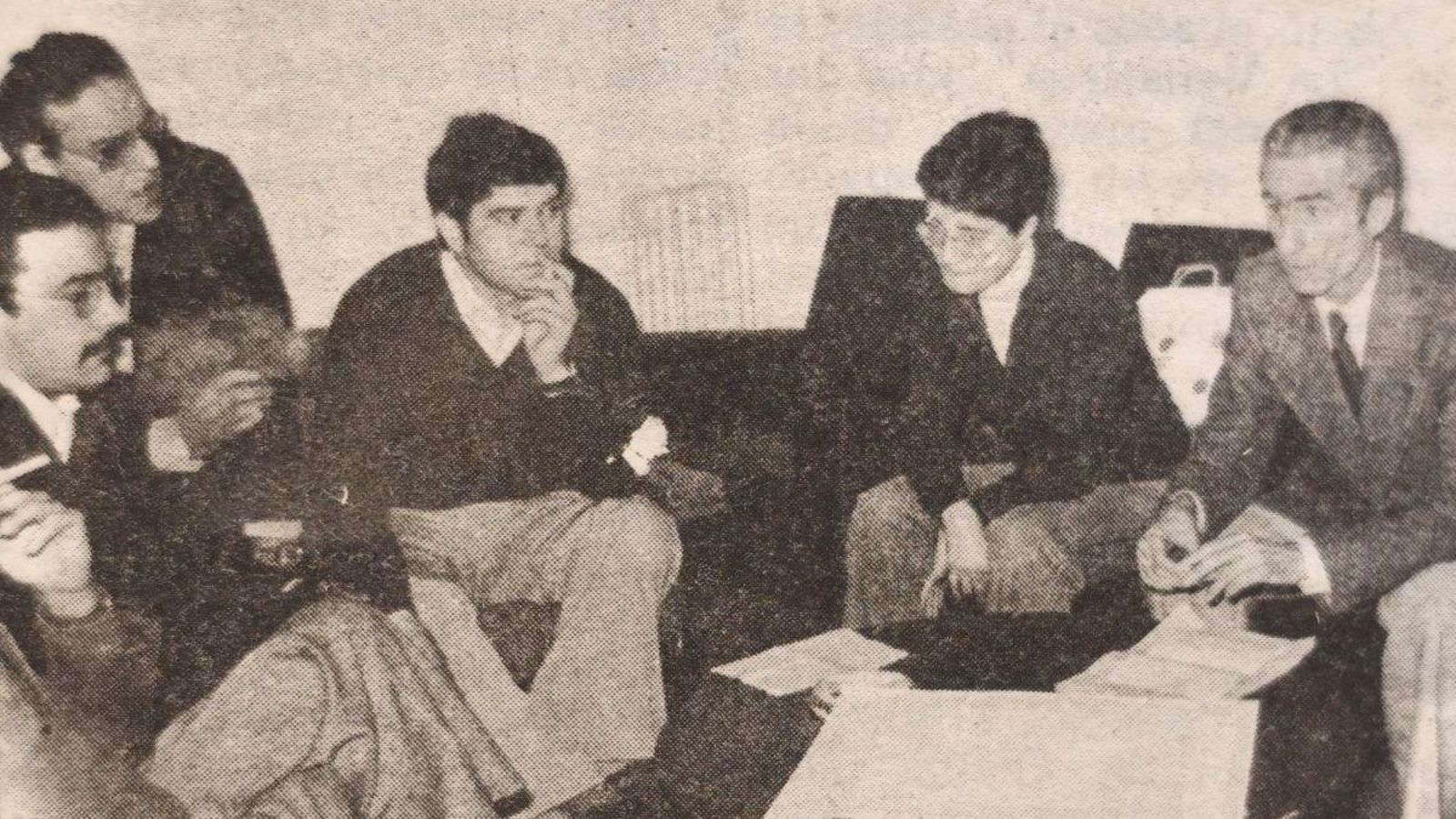 La Táboa Democrática se presenta ante los medios en Orense.