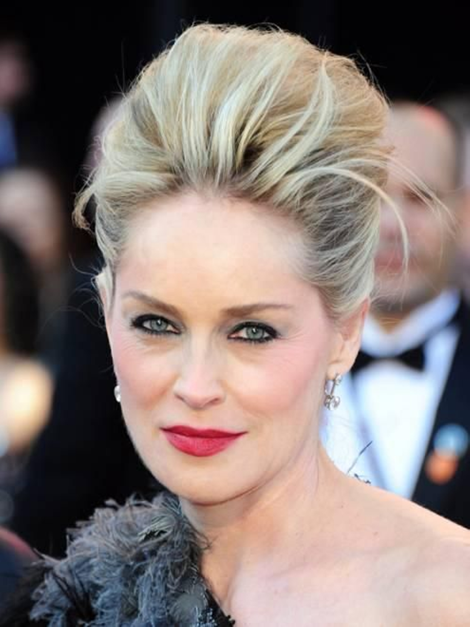 Sharon Stone con maquillaje