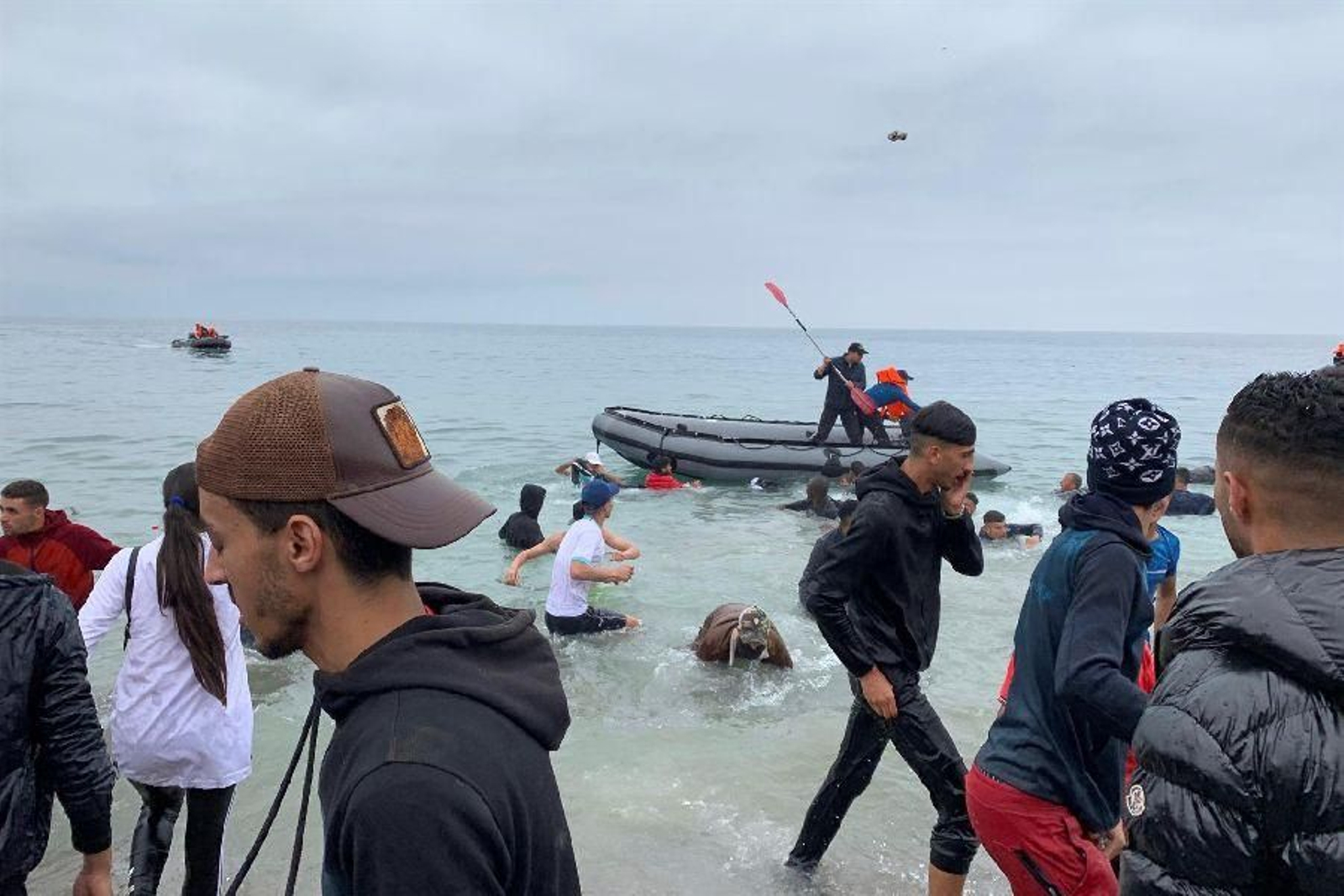 Invasión de inmigrantes en Ceuta 36