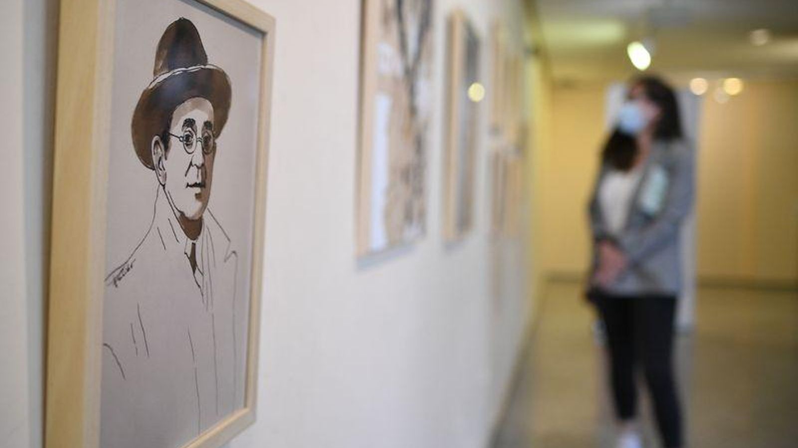 Xinzo de Limia. 19/05/2021. Presentación en la casa de cultura de Xinzo de Limia de la exposición 