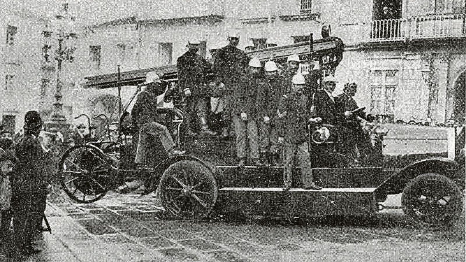 Bomberos de Vigo. Vida Gallega nº 161.