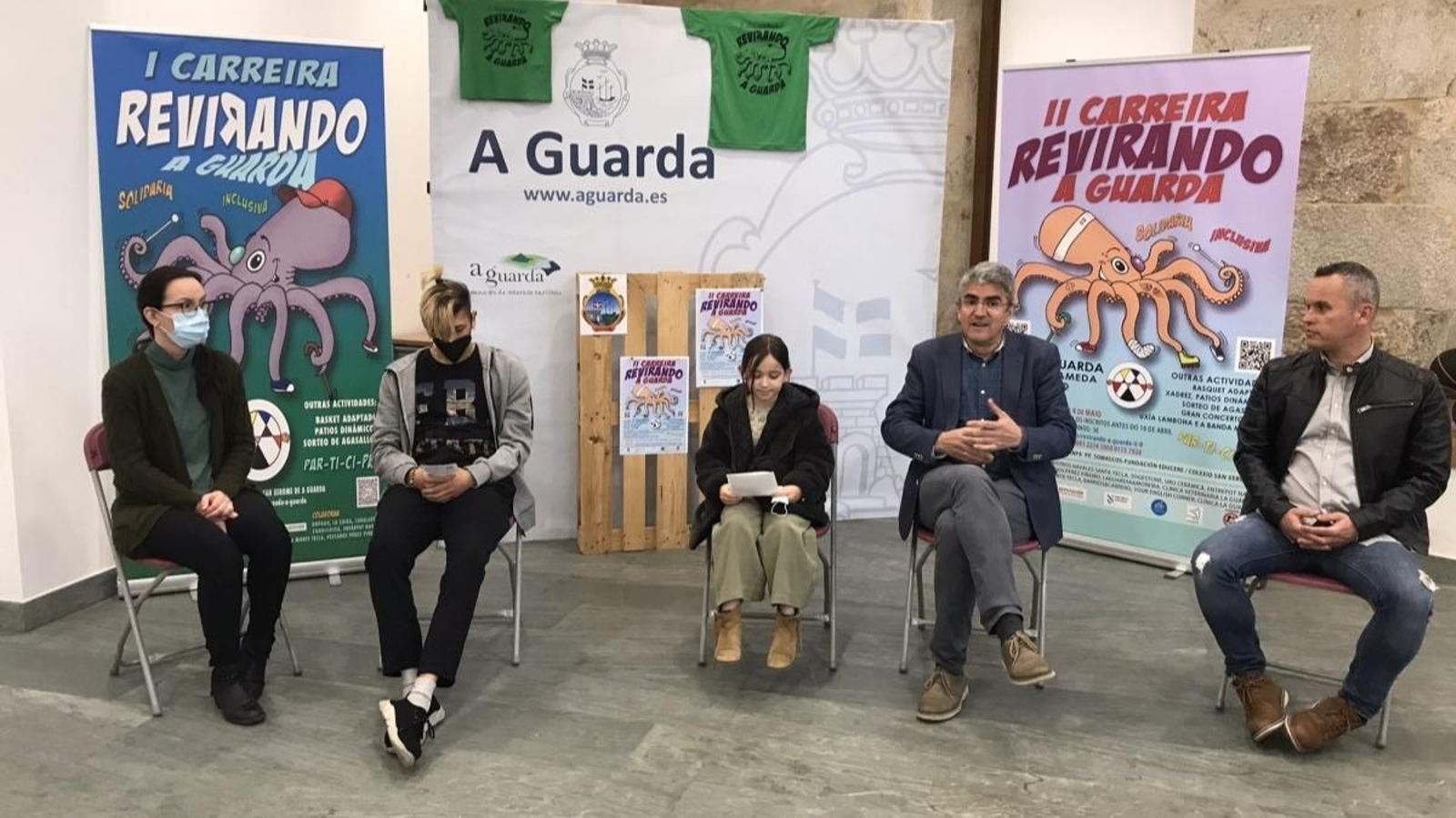 El alcalde, Antonio Lomba, en la presentación en la Casa dos Alonsos.