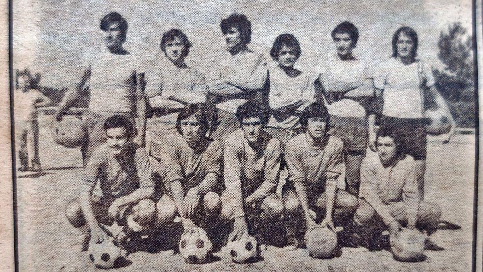 Una formación de la S.D Outomuro