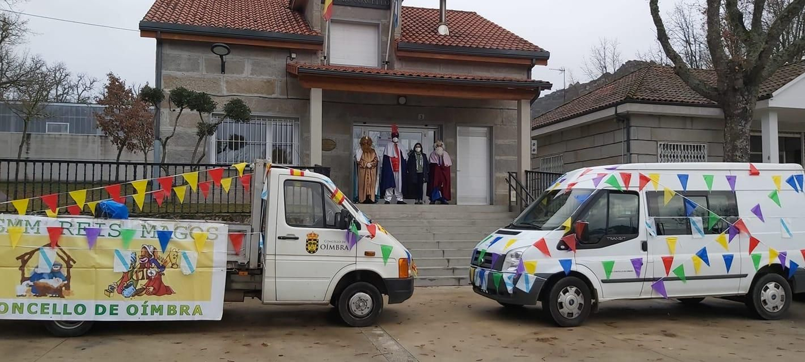 OÍMBRA.  En su recorrido por la provincia también hicieron escala en Oímbra.