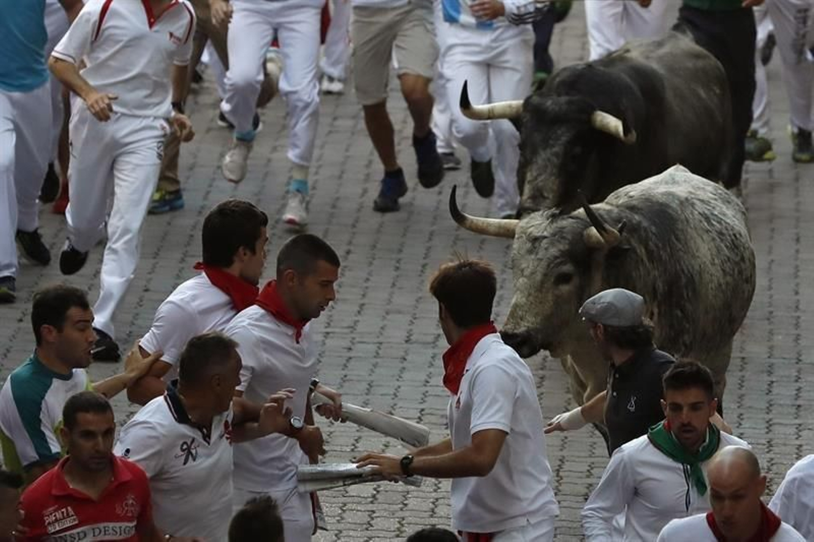 El primer encierro de los Sanfermines 11