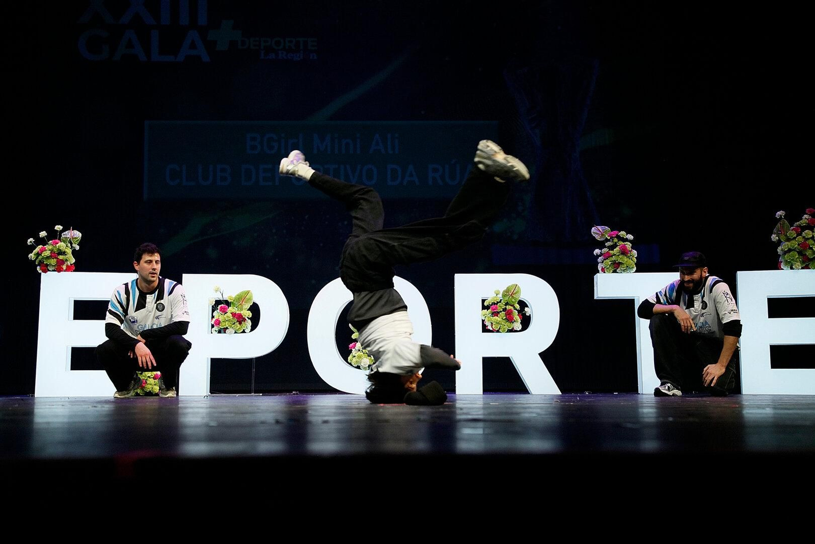La Gala +Deporte contó también con exhibición de Break Dance.