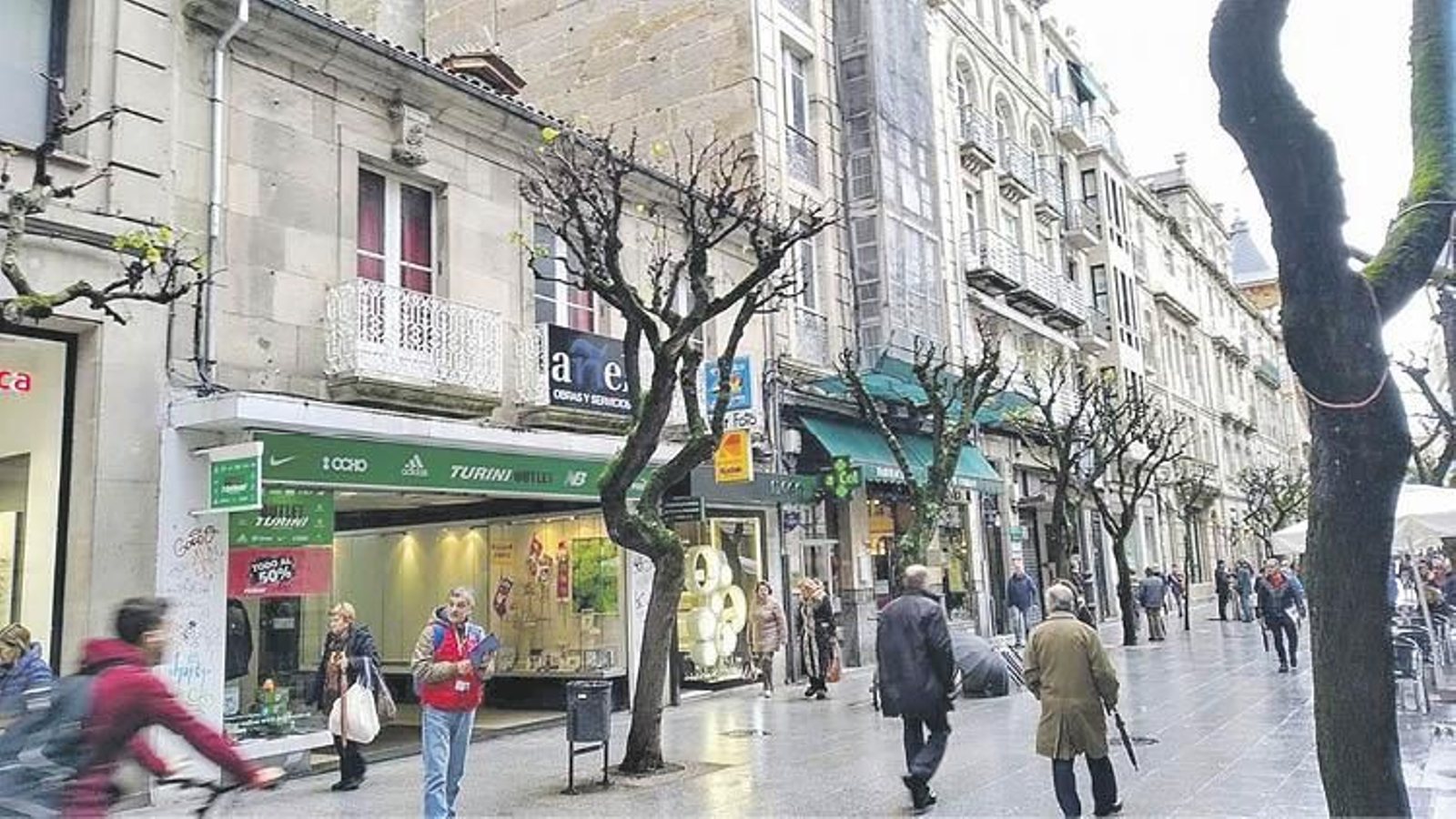 Calle del Paseo de Ourense.