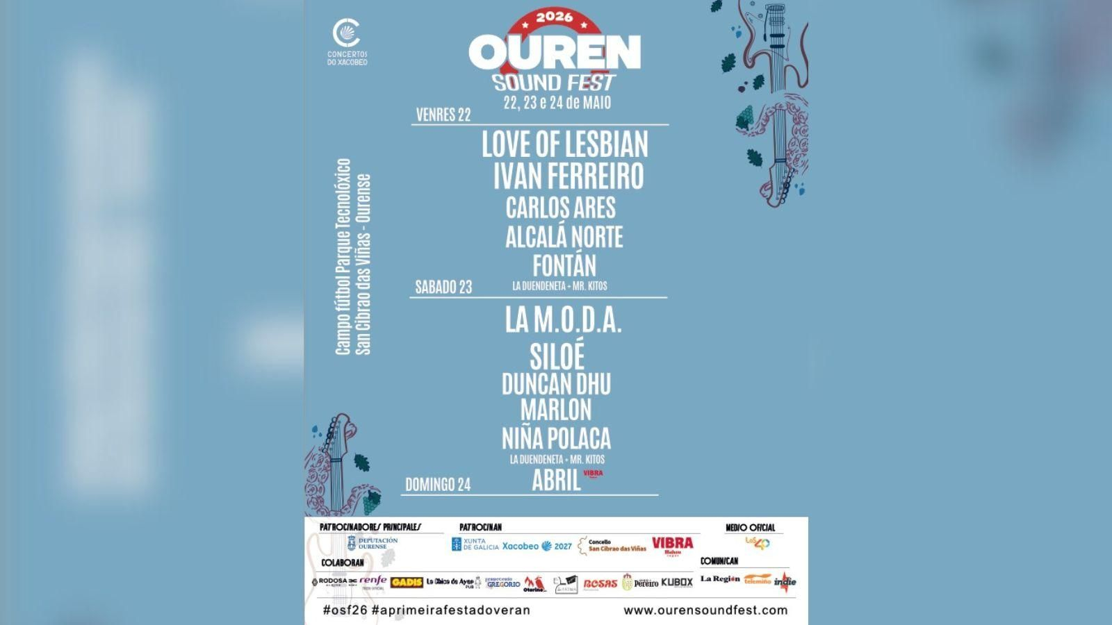 Cartel del Ourensound Fest 2026