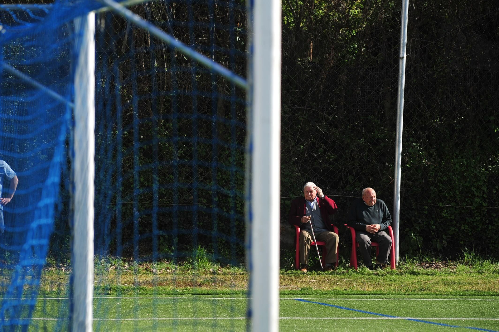 Vilariño 2/03/2023.- Vilariño-Melias, partido de fútbol.
