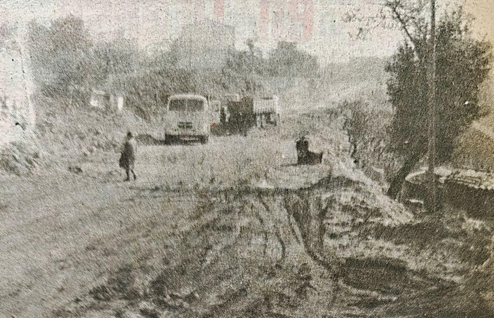 Obras de la nueva vía de enlace entre Puente Ribeiriño y la Avenida de Las Caldas.