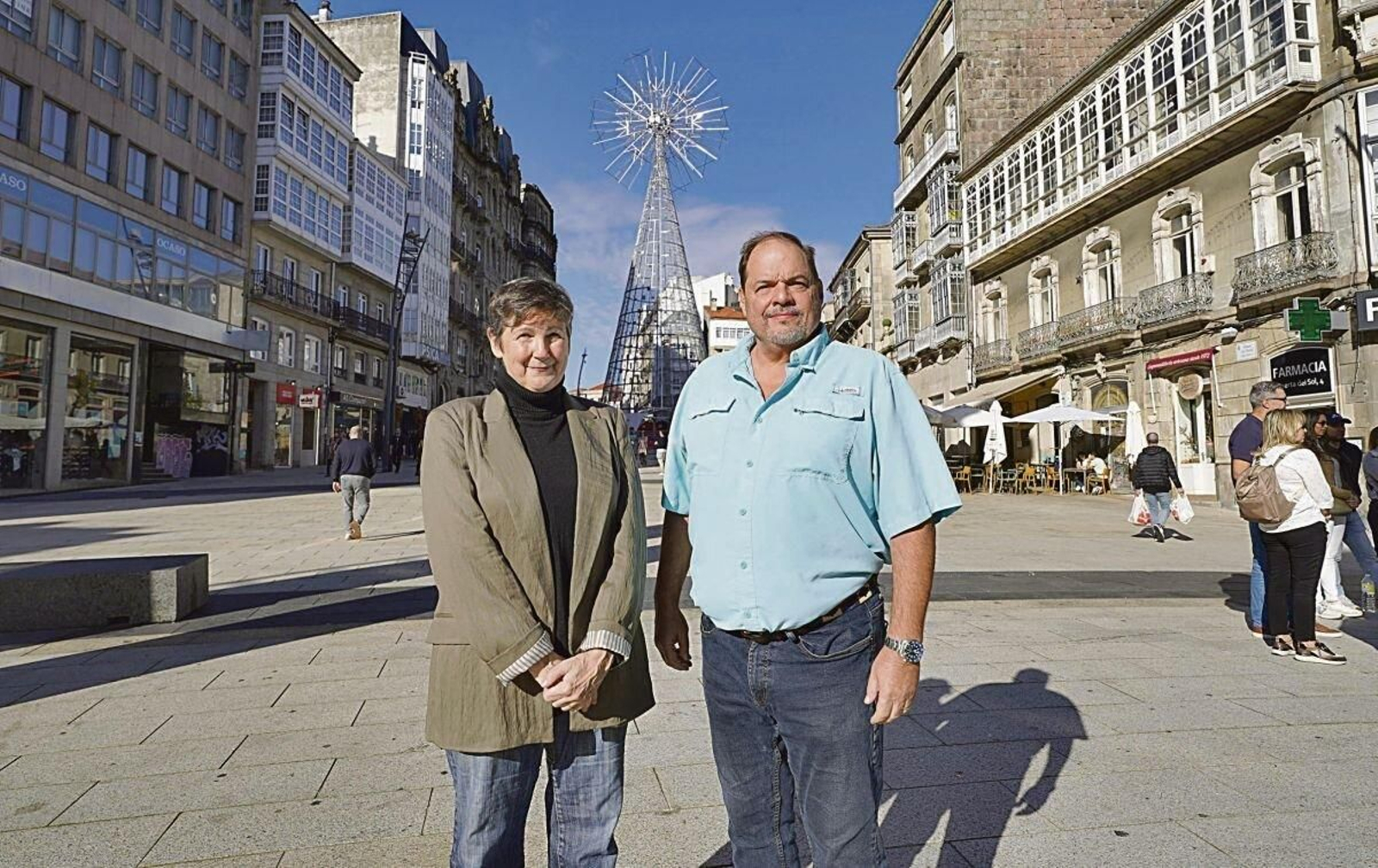 Beth Keenan y Jeff Bannister posan en Porta do Sol.