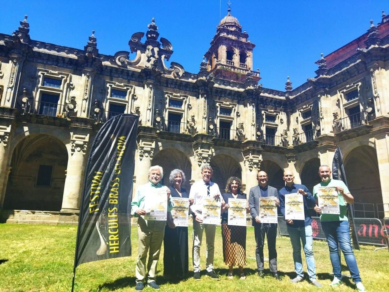 Rosendo Fernández, Tere Barge, Antonio Puga, Beatriz Fernández, Anxo Lorenzo, Alex Vázquez y Miguel Pérez.