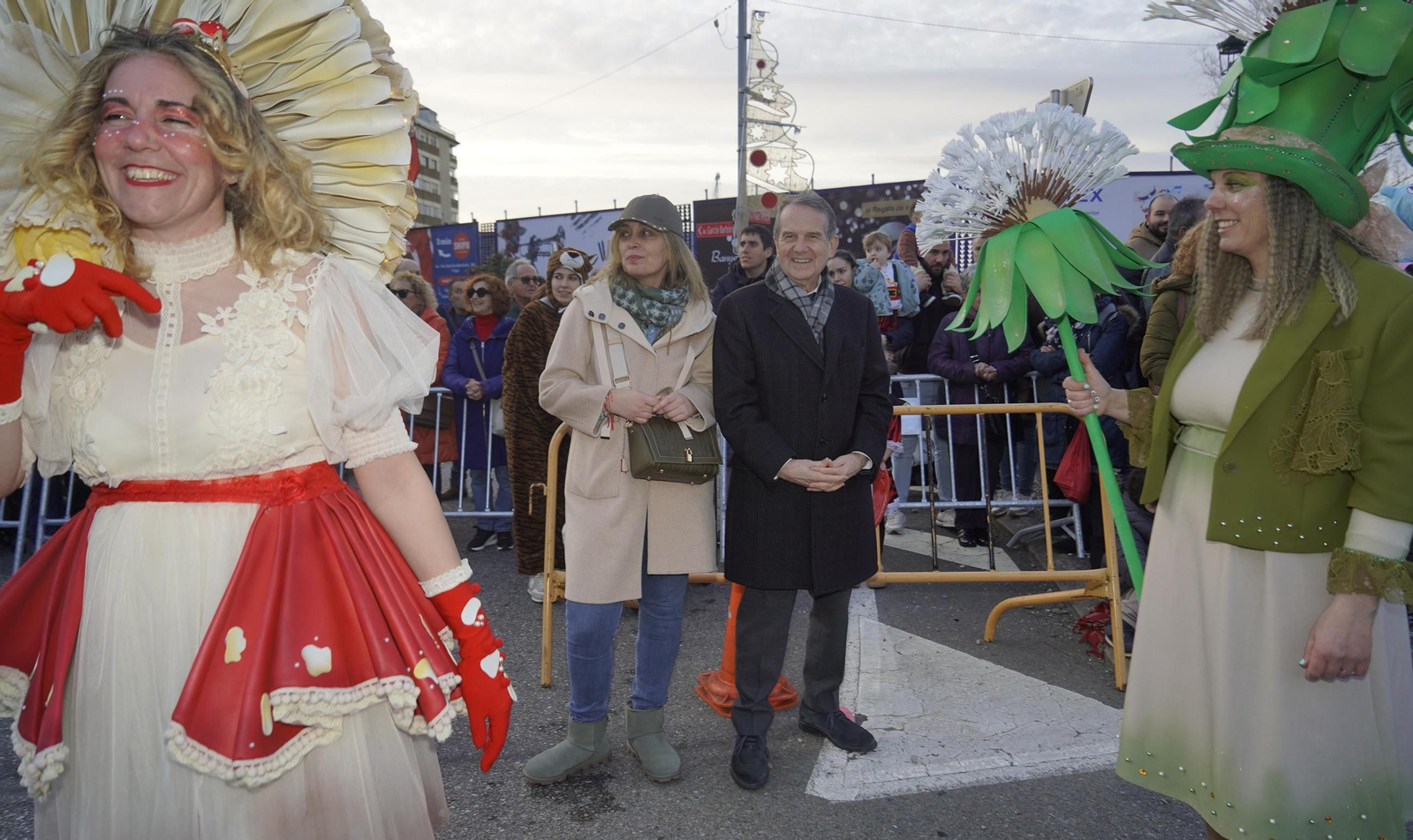 Galería | El desfile de comparsas del Entroido 2026 ilumina las calles de Vigo