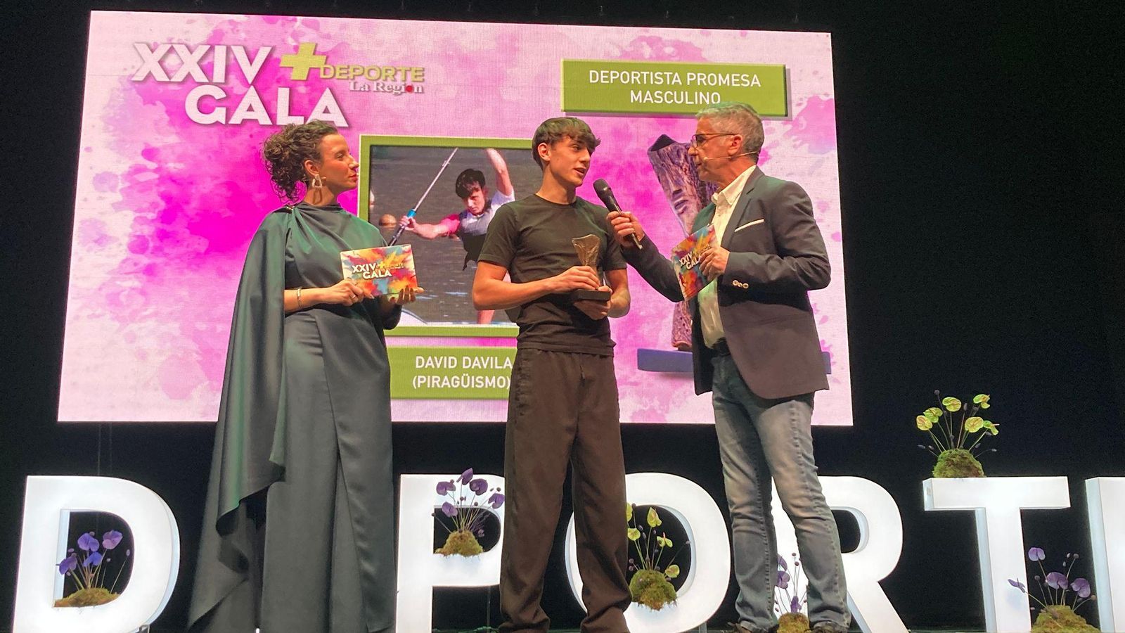 David Dávila, Premio Mejor deportista promesa femenina.