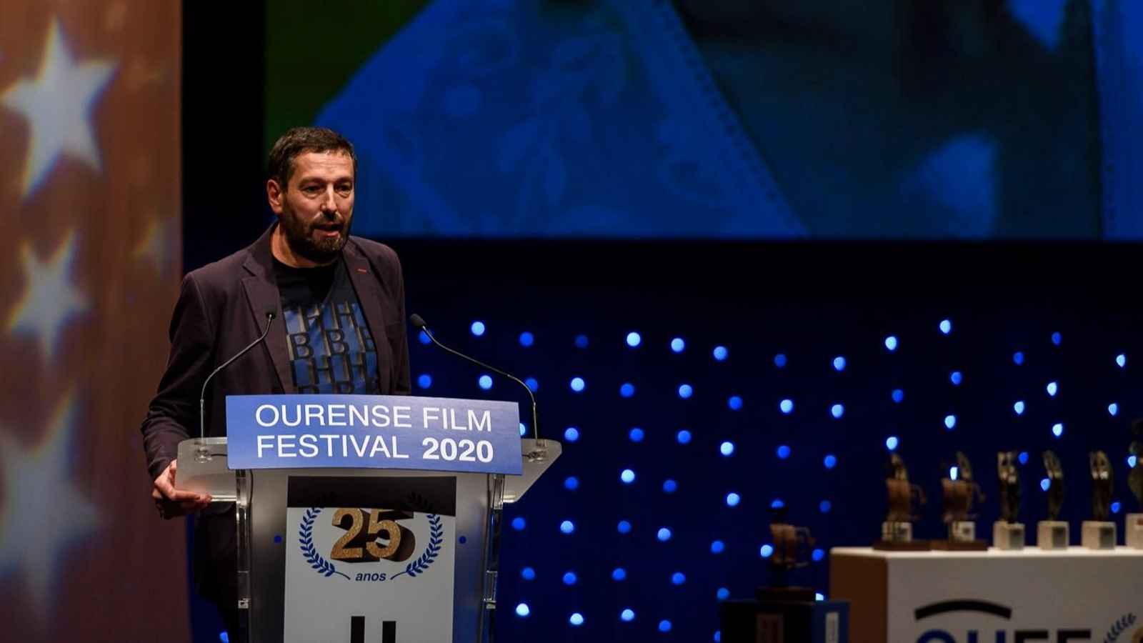 Alfonso Blanco, durante a clausura do OUFF 2020.