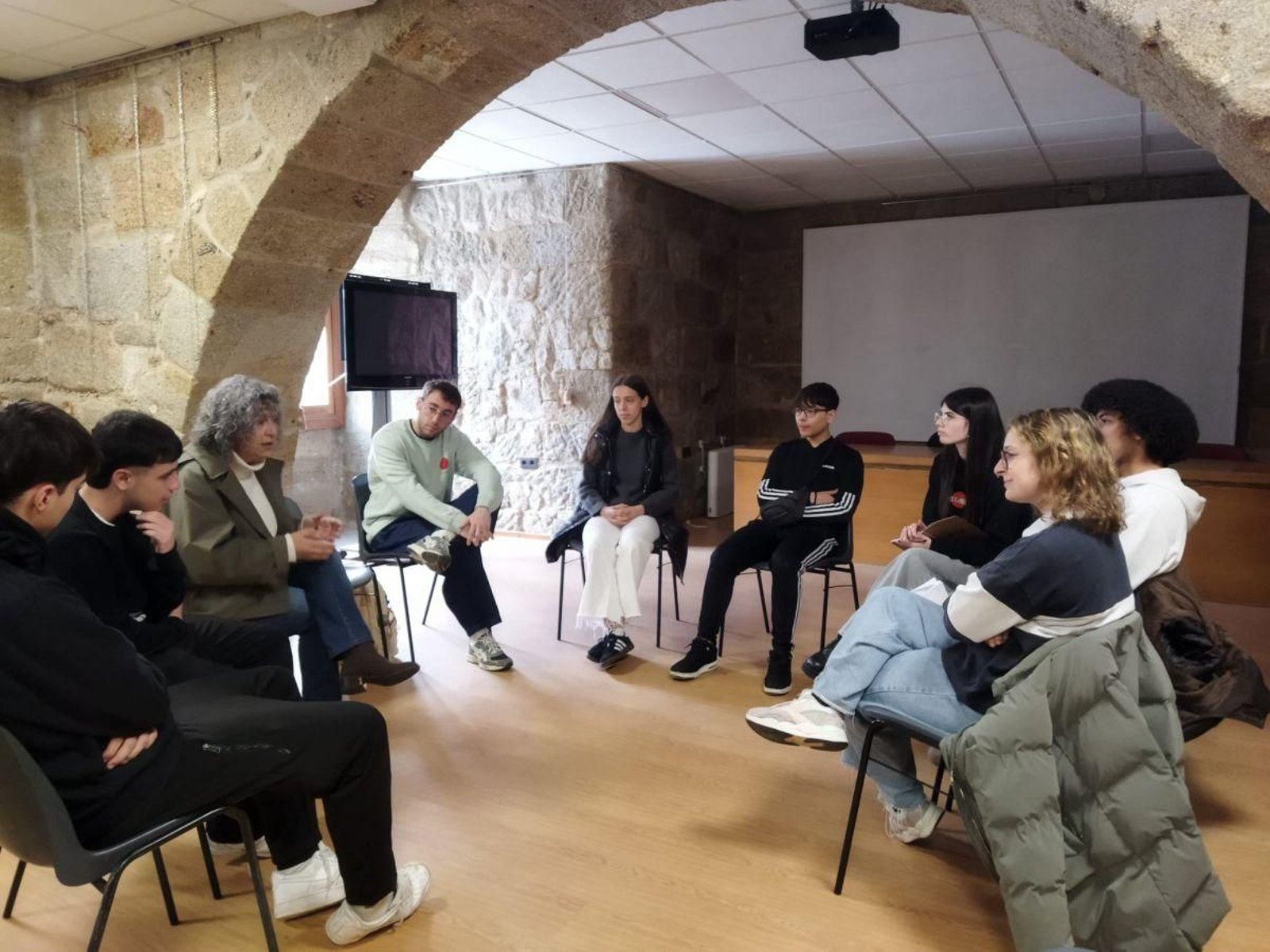 Un momento de la reunión celebrada ayer en Celanova.