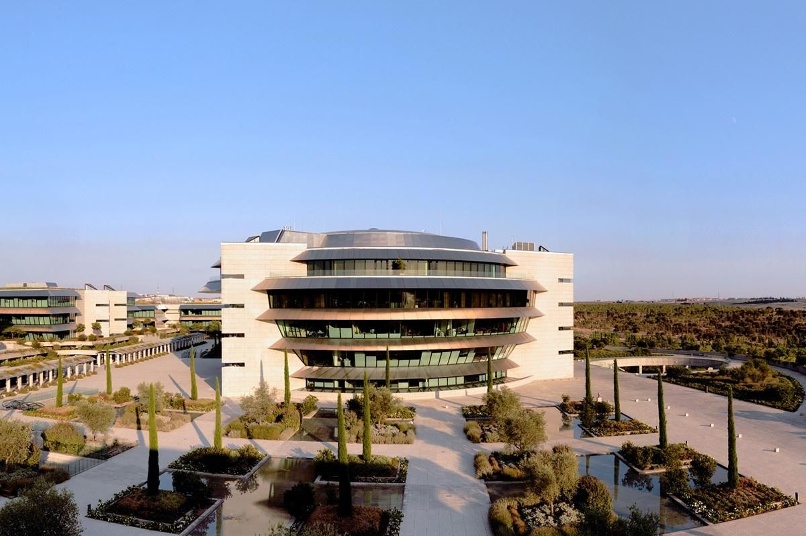 Ciudad financiera del grupo Santander en Madrid