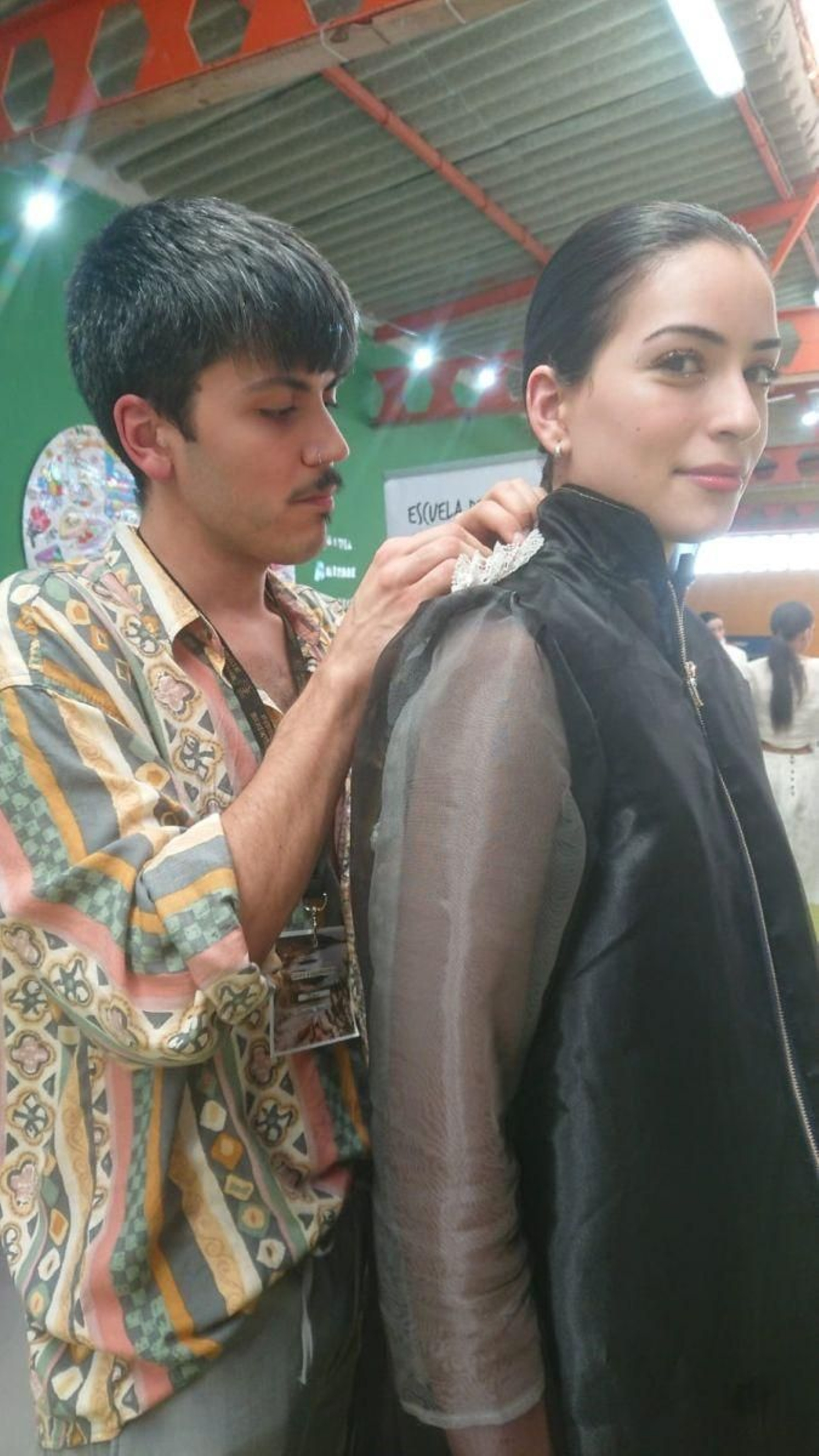 Josu en plena faena.