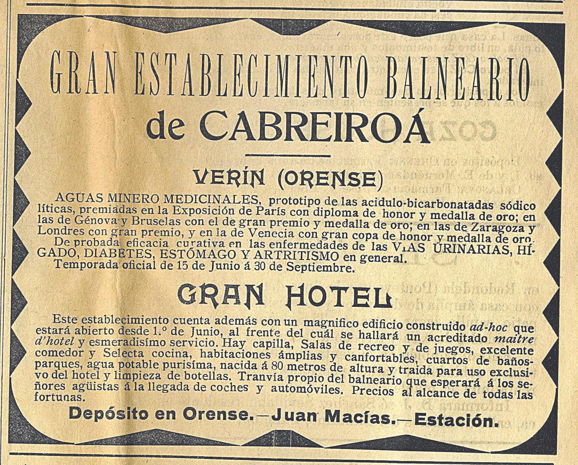 Publicidad de las aguas.