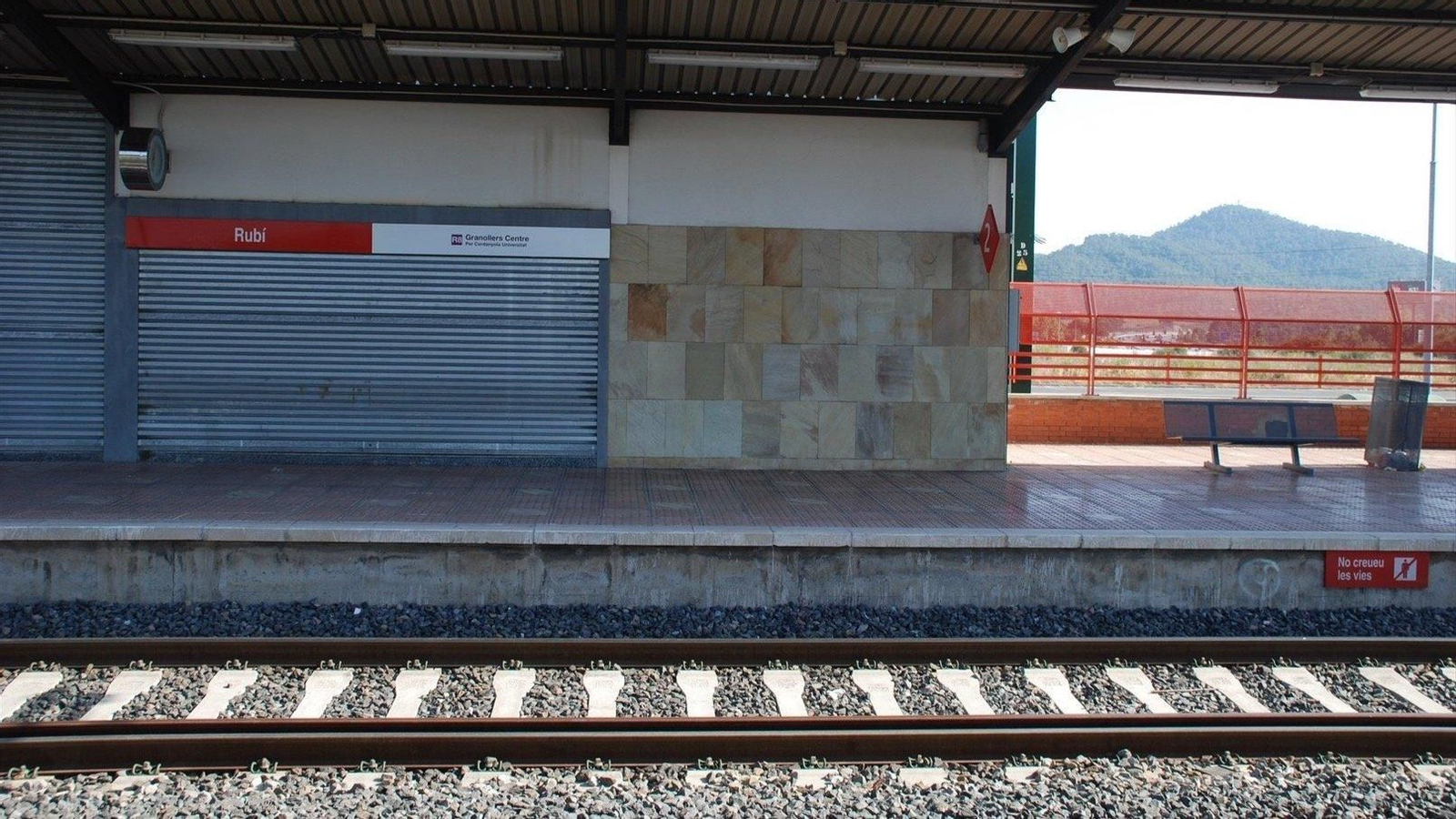 Estación de tren de Cercanías en Cataluña. // E.P.