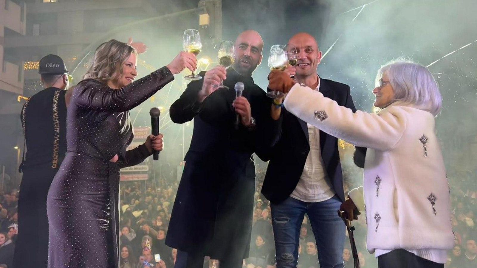 Galería | Pre Fin de Año en O Porriño con Claudio Giráldez y Fátima Pego