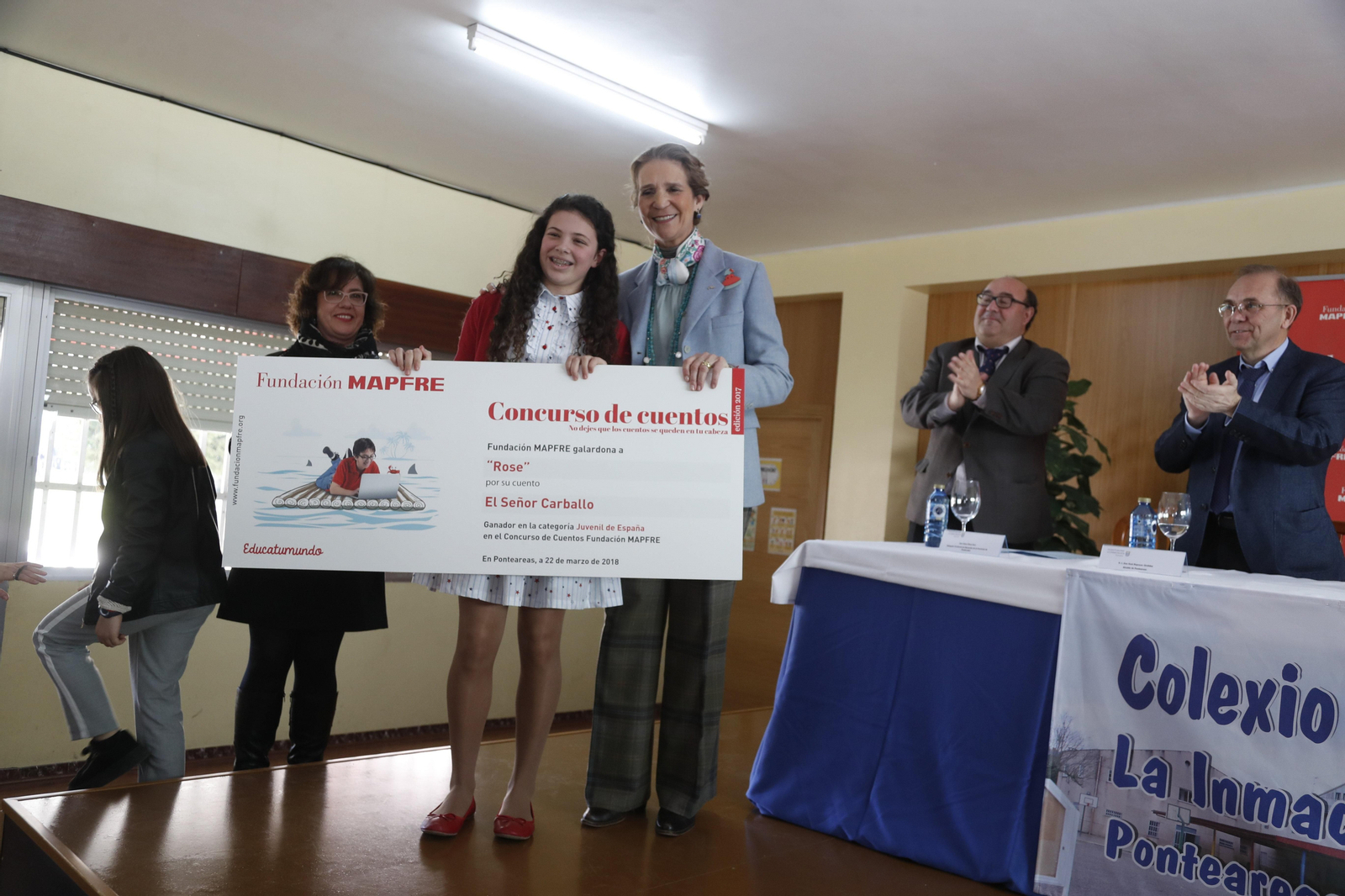 La infanta Elena, en Ponteareas // JV Landín