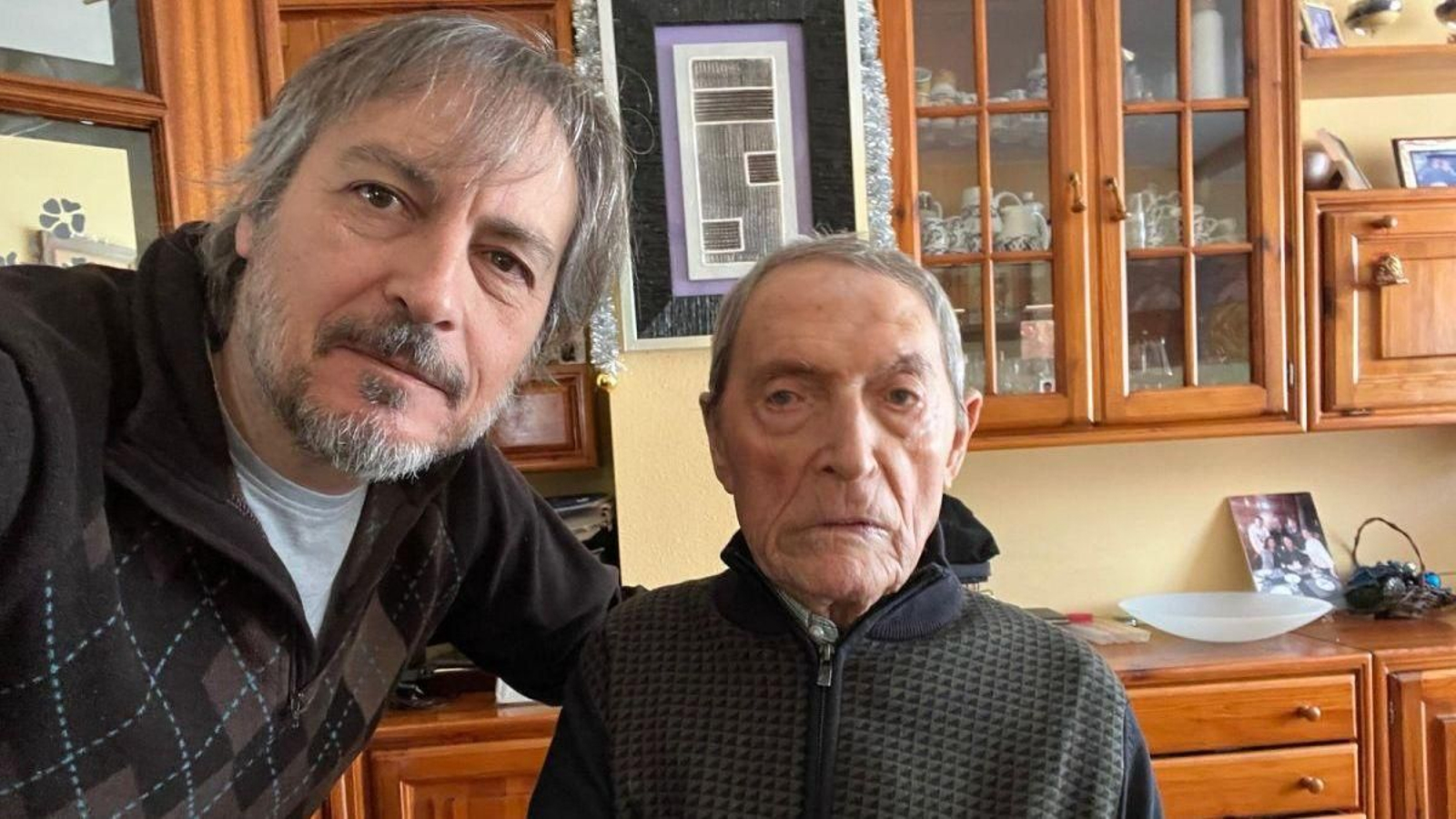 Pepe Caseiro e o seu fillo en 2025.