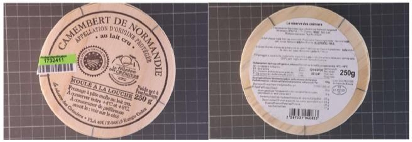 Imagen del queso afectado