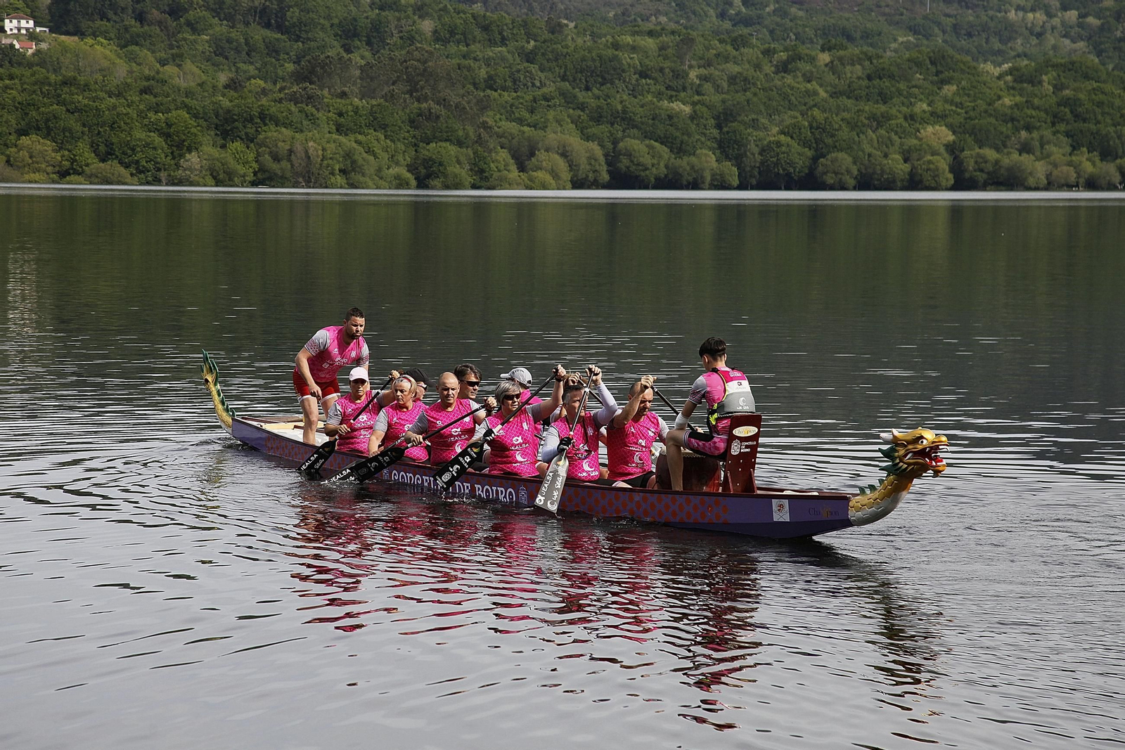 Galería | O Corgo recibe el autonómico de barco dragón