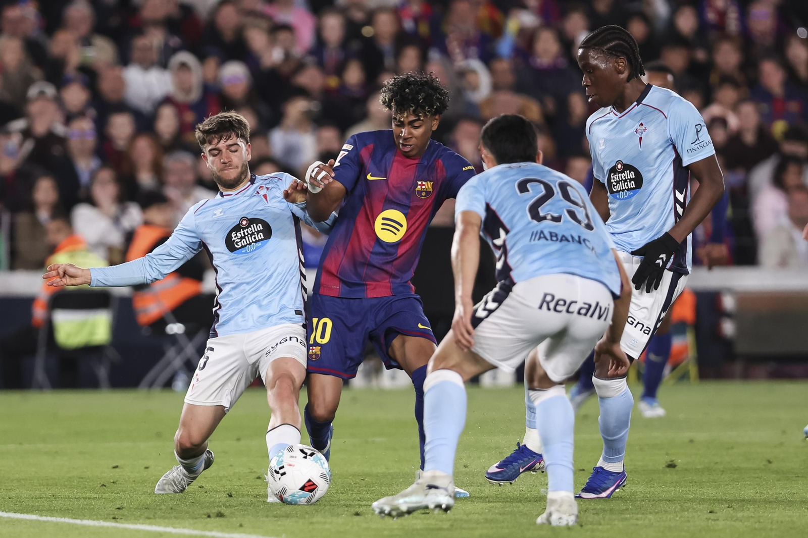 Galería | El partido entre Barcelona y Celta, en imágenes