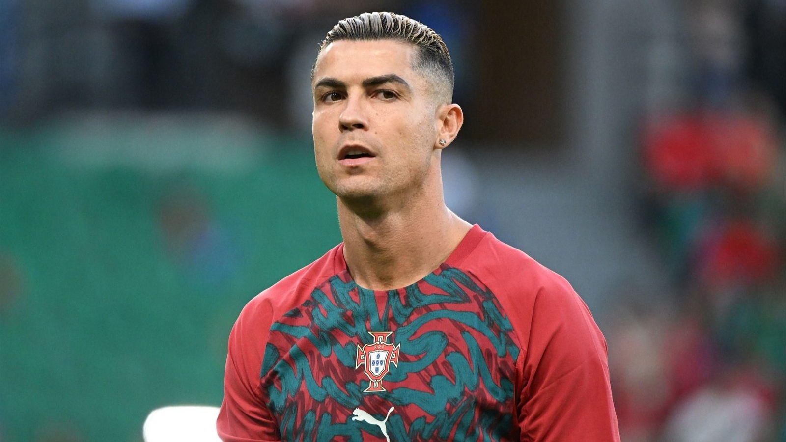 Cristiano Ronaldo, con Portugal.