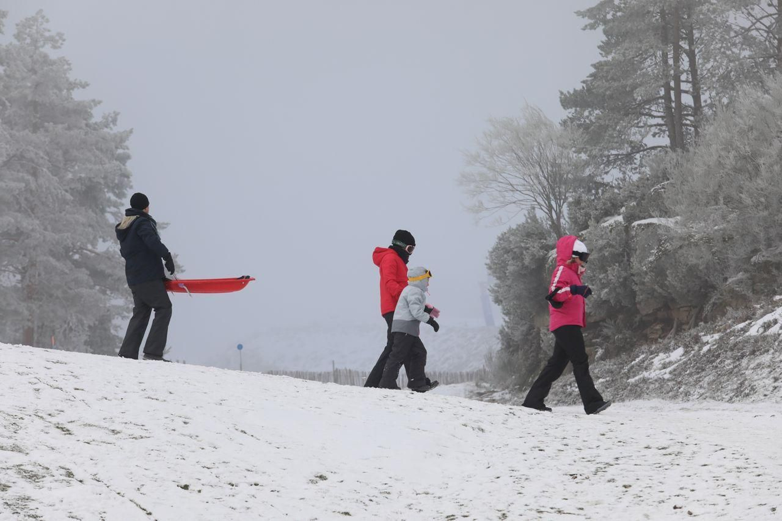 Jornada de esquí en la nieve (Foto: José Paz)