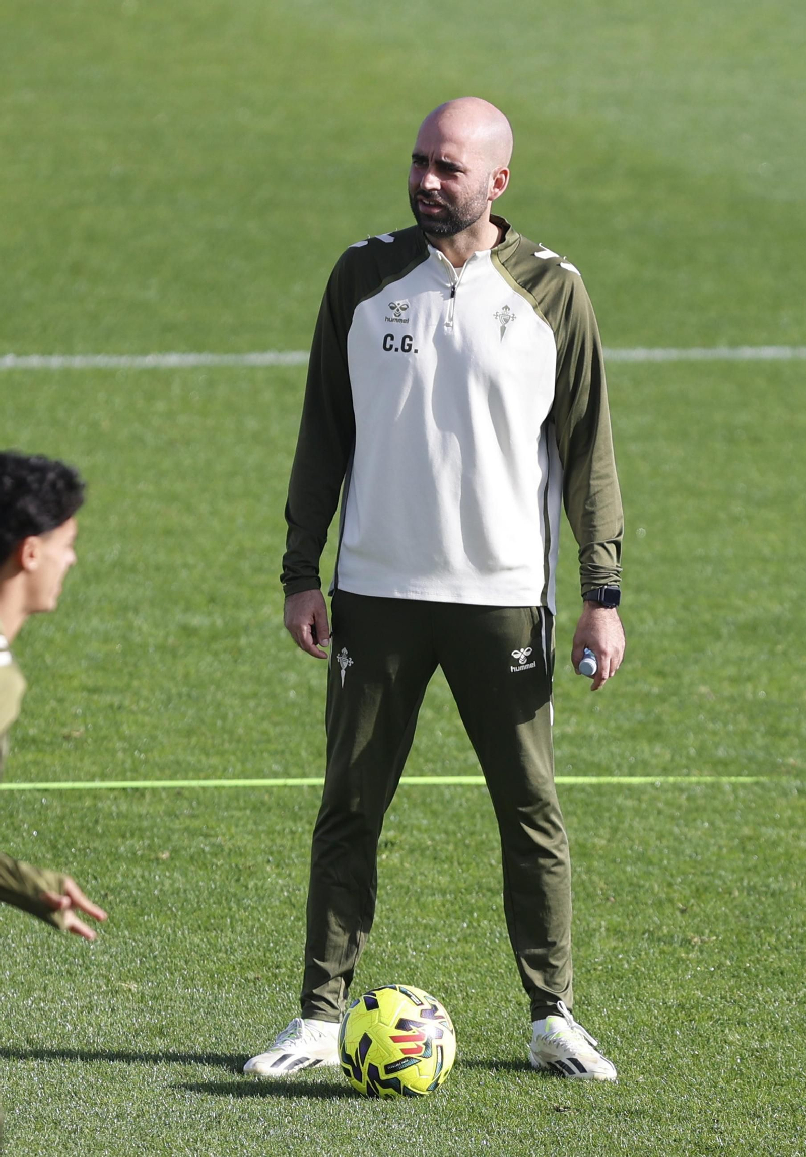 Galería | El Celta entrena en Afouteza antes del partido contra el Barcelona